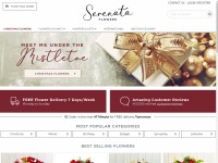 Desktop screenshot for serenataflowers.com