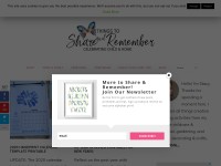Desktop screenshot for thingstoshareandremember.com