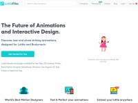 Desktop screenshot for lottiefiles.com