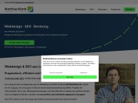 Desktop screenshot for matthiasklenk.de