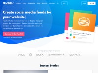 Desktop screenshot for flockler.com