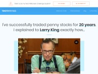 Desktop screenshot for timothysykes.com