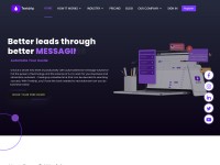 Desktop screenshot for textdrip.com