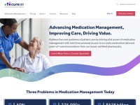 Desktop screenshot for cureatr.com