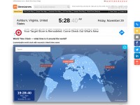 Desktop screenshot for 24timezones.com