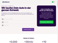 Desktop screenshot for webuycars.ch