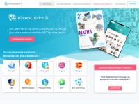 Desktop screenshot for lelivrescolaire.fr