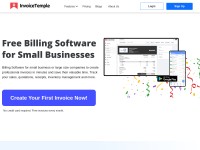 Desktop screenshot for invoicetemple.com