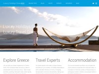 Desktop screenshot for luxuryholidaysgreece.com
