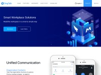 Desktop screenshot for dingtalk.com