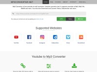 Desktop screenshot for mp3converter.net