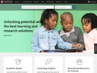 Desktop screenshot for cambridge.org