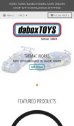 How daboxtoys.com looks like on a mobile device such as an iPhone.