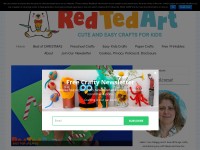 Desktop screenshot for redtedart.com