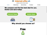 Desktop screenshot for internet-offer.ch