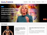 Desktop screenshot for thedailymock.com