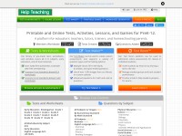 Desktop screenshot for helpteaching.com