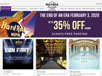 Desktop screenshot for hardrockhotel.com