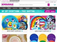 Desktop screenshot for wholesalepartysupplies.com