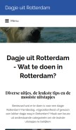 How dagje-uit-rotterdam.nl looks like on a mobile device such as an iPhone.
