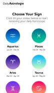 How dailyastrologie.com looks like on a mobile device such as an iPhone.