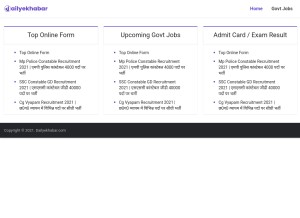 How dailyekhabar.com looks like on a tablet such as an iPad.