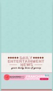 How dailyentertainmentnews.com looks like on a mobile device such as an iPhone.