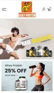How dailyproteinnutrition.com looks like on a mobile device such as an iPhone.