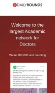 How dailyrounds.org looks like on a mobile device such as an iPhone.