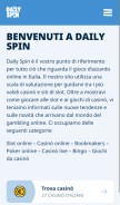 How dailyspin.com looks like on a mobile device such as an iPhone.