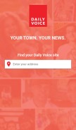 How dailyvoice.com looks like on a mobile device such as an iPhone.