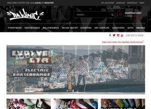 How daklinic.com looks like on a tablet such as an iPad.