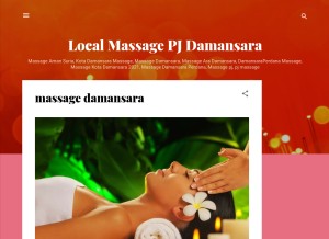 How damansara-massage-pj.blogspot.com looks like on a tablet such as an iPad.