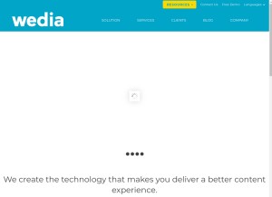 How damdy.com looks like on a tablet such as an iPad.