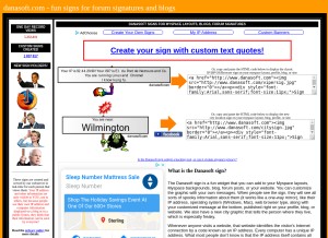 How danasoft.com looks like on a tablet such as an iPad.
