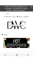 How dancewearcorner.com looks like on a mobile device such as an iPhone.