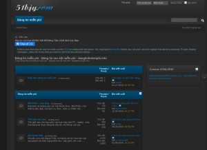 How dangtinmienphi.info looks like on a tablet such as an iPad.