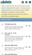 How dangtinonline.org looks like on a mobile device such as an iPhone.
