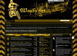How dangtinonline.org looks like on a tablet such as an iPad.