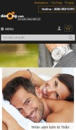 How danong.com looks like on a mobile device such as an iPhone.