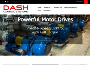 How dashcontrol.com looks like on a tablet such as an iPad.