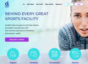 How dashplatform.com looks like on a tablet such as an iPad.