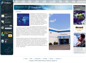 How dataframe.com looks like on a tablet such as an iPad.