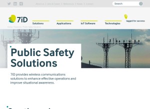 How datentechnik.com looks like on a tablet such as an iPad.