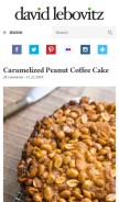 How davidlebovitz.com looks like on a mobile device such as an iPhone.