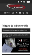 How daytonlocal.com looks like on a mobile device such as an iPhone.