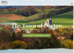 How daytonva.us looks like on a tablet such as an iPad.