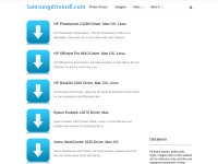 Desktop screenshot for samsungdriverdl.com