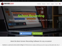 Desktop screenshot for bandicam.com