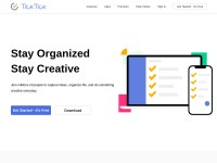 Desktop screenshot for ticktick.com